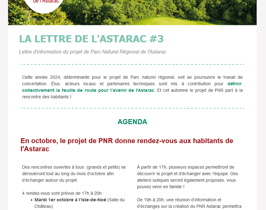 La Lettre de l&rsquo;Astarac #3