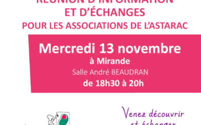 Réunion d’information et d’échanges pour les associations de l’Astarac