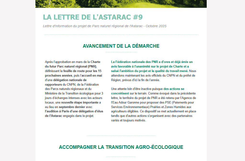 La Lettre de l&rsquo;Astarac #9