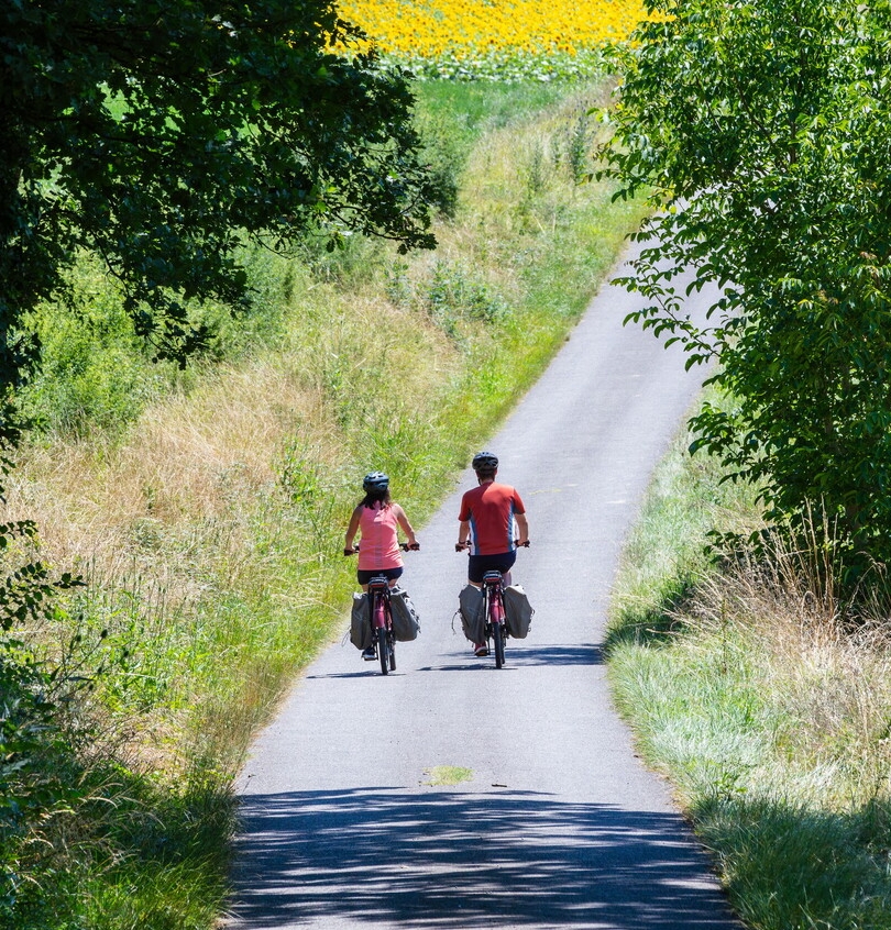 Cyclotouristes en Astarac - A.SPANI pour CDT32